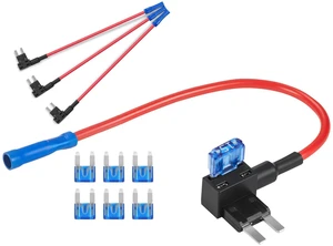 12V Car Add-a-Circuit Fuse Tap 24 Pcs Mini ATO ATC ATM Blade Fuse Holder 12V Car Add-a-Circuit Fuse Tap 24 Pcs Mini ATO ATC ATM Blade Fuse Holder