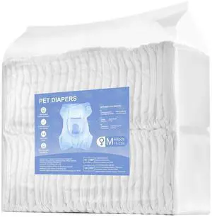 Disposable Dog Diapers Super Absorbent Female Dog Diapers M Size 144 Count Disposable Dog Diapers Super Absorbent Female Dog Diapers M Size 144 Count