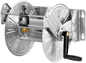 Wall Mounted Garden Hose Reel 150ft 5/8 in Hose Winder Brass Fitting Hose Guide Wall Mounted Garden Hose Reel 150ft 5/8 in Hose Winder Brass Fitting Hose Guide