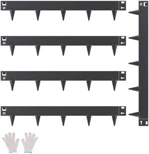 Steel Landscape Edging 5 Packs 39 x 3in Rust-Resistant Garden Edging Border Steel Landscape Edging 5 Packs 39 x 3in Rust-Resistant Garden Edging Border