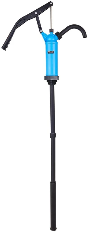 Drum Pump, 9.5 oz. Per Stroke, Lever-Action Barrel Pump, Fits 5-55 Gallon Drums with 3-Section Suction Tube Assembly & Hose, Hand Operated, Designed to Transfer Water, Alcohol, Corrosive Liquids Drum Pump, 9.5 oz. Per Stroke, Lever-Action Barrel Pump, Fits 5-55 Gallon Drums with 3-Section Suction Tube Assembly & Hose, Hand Operated, Designed to Transfer Water, Alcohol, Corrosive Liquids