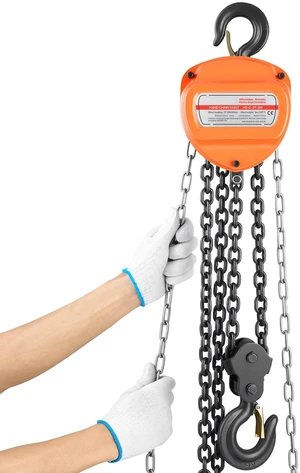 Hand Chain Hoist 6600 lbs Capacity 10 ft Manual Chain Block with G80 Chain Hand Chain Hoist 6600 lbs Capacity 10 ft Manual Chain Block with G80 Chain
