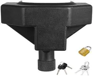 Trailer Hitch Lock Kit, Compatible with 2-5/16 in Couplers, Heavy-Duty Anti-Theft Trailer Ball Lock with 3 Keys & Padlock, Prying-Resistant & Impact-Resistant, Fits for RVs, Boats, Trailers Trailer Hitch Lock Kit, Compatible with 2-5/16 in Couplers, Heavy-Duty Anti-Theft Trailer Ball Lock with 3 Keys & Padlock, Prying-Resistant & Impact-Resistant, Fits for RVs, Boats, Trailers