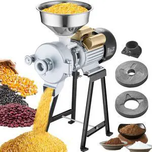 3000W Electric Grain Grinder Corn Wheat Flour Cereal Mill Wet & Dry 3000W Electric Grain Grinder Corn Wheat Flour Cereal Mill Wet & Dry