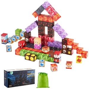 Magnetic Blocks 150 PCS Dark Castle Set STEM Montessori Sensory Toys Magnetic Blocks 150 PCS Dark Castle Set STEM Montessori Sensory Toys