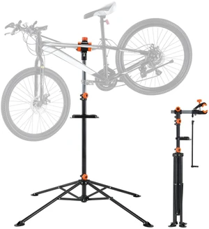 Bike Repair Stand, 80 lbs Heavy-duty Steel Bicycle Repair Stand, Adjustable Height Bike Maintenance Workstand with Magnetic Tool Tray Telescopic Arm, Foldable Bike Work Stand for Home, Shops Bike Repair Stand, 80 lbs Heavy-duty Steel Bicycle Repair Stand, Adjustable Height Bike Maintenance Workstand with Magnetic Tool Tray Telescopic Arm, Foldable Bike Work Stand for Home, Shops