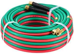 Oxygen Acetylene Hose 1/4-Inch x 50FT R Grade Hose 300PSI Max Working Pressure Oxygen Acetylene Hose 1/4-Inch x 50FT R Grade Hose 300PSI Max Working Pressure