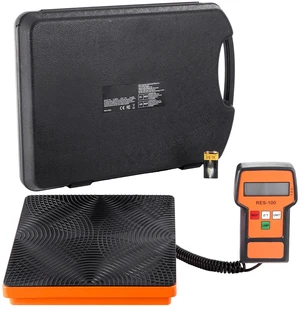 Refrigerant Scale 110 LBS HAVC Charging Recovery Freon Scale, with Wired Remote Control, 2g High Precision Electronic Digital Recovery Weight Scale with Case and Dry Battery Refrigerant Scale 110 LBS HAVC Charging Recovery Freon Scale, with Wired Remote Control, 2g High Precision Electronic Digital Recovery Weight Scale with Case and Dry Battery