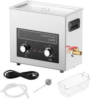 6L Ultrasonic Cleaner with Heater Timer & Basket, Professional Digital Sonic Cavitation Machine, 180W Cleaning Machine for Watch Instruments, Glasses, Coin, Metal Parts, Tool 6L Ultrasonic Cleaner with Heater Timer & Basket, Professional Digital Sonic Cavitation Machine, 180W Cleaning Machine for Watch Instruments, Glasses, Coin, Metal Parts, Tool