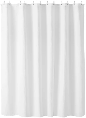 White Fabric Shower Curtain, 240 GSM Weighted Waffle Shower Curtains, Polyester Curtain with Rust-Resistant Hooks, Machine Washable & Water Repellent, for Bathroom Showers, Bath Tubs, 72x72 in White Fabric Shower Curtain, 240 GSM Weighted Waffle Shower Curtains, Polyester Curtain with Rust-Resistant Hooks, Machine Washable & Water Repellent, for Bathroom Showers, Bath Tubs, 72x72 in