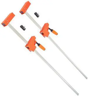 Bar Clamps for Woodworking, 2-Pack 50" Parallel Clamp Set, F Clamp with 1100 lbs Load Limit, Even Pressure, High-strength Plastic and Carbon Steel, Wood clamps for Woodworking Metal Working Bar Clamps for Woodworking, 2-Pack 50" Parallel Clamp Set, F Clamp with 1100 lbs Load Limit, Even Pressure, High-strength Plastic and Carbon Steel, Wood clamps for Woodworking Metal Working