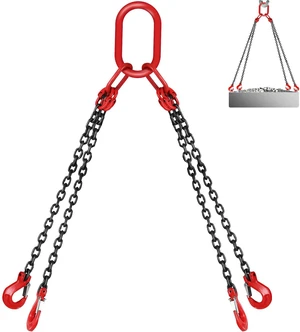 5Ft Chain Sling 5/16 Inch X 5 Ft Engine Lift Chain G80 Alloy Steel Engine Chain Hoist Lifts 3 Ton with 4 Leg Grab Hooks 5Ft Chain Sling 5/16 Inch X 5 Ft Engine Lift Chain G80 Alloy Steel Engine Chain Hoist Lifts 3 Ton with 4 Leg Grab Hooks