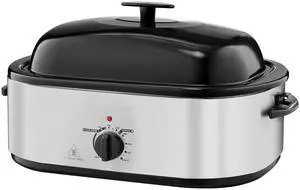 Electric Roaster Oven 22QT Electric Roasting Pan with Self-Basting Lid Electric Roaster Oven 22QT Electric Roasting Pan with Self-Basting Lid