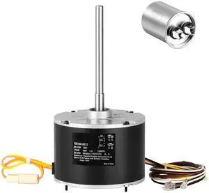 Condenser Fan Motor 5KCP39EGS070S, 5KCP39EGY823S, 1/4 HP 208-230V, 1100RPM, OEM Standard Upgraded Replacement Condenser Motor Reversible Rotating, Explosion-proof CBB65 5F/370V Capacitor Condenser Fan Motor 5KCP39EGS070S, 5KCP39EGY823S, 1/4 HP 208-230V, 1100RPM, OEM Standard Upgraded Replacement Condenser Motor Reversible Rotating, Explosion-proof CBB65 5F/370V Capacitor
