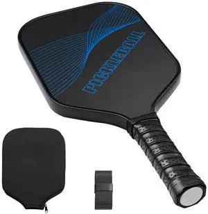 Pro Carbon Fiber Pickleball Paddle Honeycomb Core Racket for Adults Blue Pro Carbon Fiber Pickleball Paddle Honeycomb Core Racket for Adults Blue
