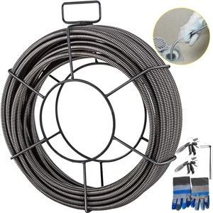 Drain Cleaning Cable 75 Feet x 3/8 Inch Solid Core Cable Sewer Cable Drain Auger Cable Cleaner Snake Clog Pipe Drain Cleaning Cable Sewer Drain Auger Snake Pipe Drain Cleaning Cable 75 Feet x 3/8 Inch Solid Core Cable Sewer Cable Drain Auger Cable Cleaner Snake Clog Pipe Drain Cleaning Cable Sewer Drain Auger Snake Pipe