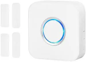 Door Chime, DC 12V, Wireless Door Open Contact Sensor Alarm Chime with 656 ft Range, 58 Chimes & 5 Adjustable Volume, Doors Ringer Alert for Business, Store, Home, Office When Entering Door Chime, DC 12V, Wireless Door Open Contact Sensor Alarm Chime with 656 ft Range, 58 Chimes & 5 Adjustable Volume, Doors Ringer Alert for Business, Store, Home, Office When Entering