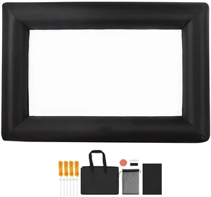 14FT Inflatable Projector Screen, Inflatable Movie Screen Outdoor with 120W Air Blower Projector Screen Oxford Fabric Material Blow Up Screen for Outdoor Backyard, Home Theater, Theme Party 14FT Inflatable Projector Screen, Inflatable Movie Screen Outdoor with 120W Air Blower Projector Screen Oxford Fabric Material Blow Up Screen for Outdoor Backyard, Home Theater, Theme Party