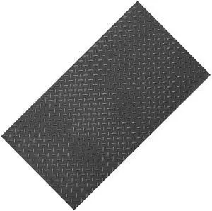 Garage Floor Roll, 4 x 10 ft Garage Flooring Mat, 2.2 mm Thickened PVC Diamond Plate Floor Protector Mat with Double-sided Tape, Non-Slip, Easy to Clean for Warehouse, Gyms, Trailer, Black Garage Floor Roll, 4 x 10 ft Garage Flooring Mat, 2.2 mm Thickened PVC Diamond Plate Floor Protector Mat with Double-sided Tape, Non-Slip, Easy to Clean for Warehouse, Gyms, Trailer, Black