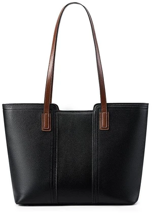 Genuine Leather Women Crossbody Handbag Black Genuine Leather Women Crossbody Handbag Black