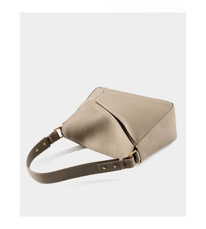 Genuine Leather Shoulder Bags Stylish Hobo Handbags Grey Genuine Leather Shoulder Bags Stylish Hobo Handbags Grey