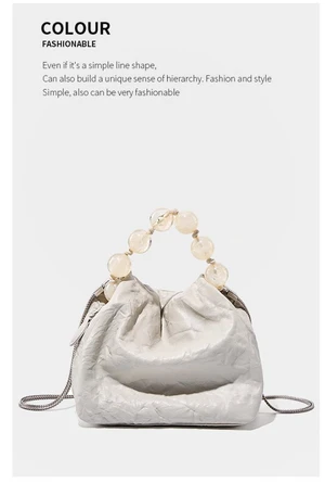 Genuine Leather Women Crossbody Stachel Shoulder Bags White Genuine Leather Women Crossbody Stachel Shoulder Bags White