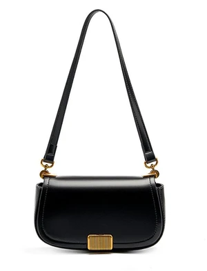 Women's Small Crossbody Bags Lady Cow Leather Shoulder Handbag Black Women's Small Crossbody Bags Lady Cow Leather Shoulder Handbag Black