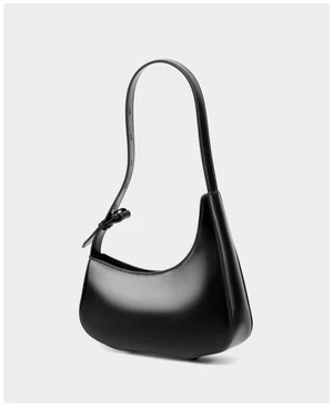 Genuine Leather Women Small Shoulder Purse Handbag Black Genuine Leather Women Small Shoulder Purse Handbag Black