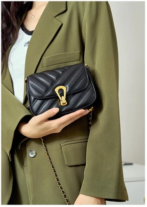 Women Small Genuine Leather Shoulder Handbag Black Women Small Genuine Leather Shoulder Handbag Black