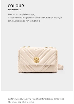 Women Genuine Leather Chain Square Bag White Women Genuine Leather Chain Square Bag White
