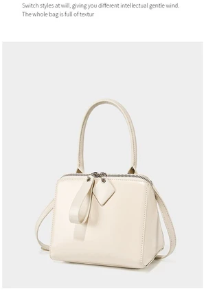 Genuine Leather Women Tote Bag Soft Handbags Vintage Shoulder Purses White Genuine Leather Women Tote Bag Soft Handbags Vintage Shoulder Purses White