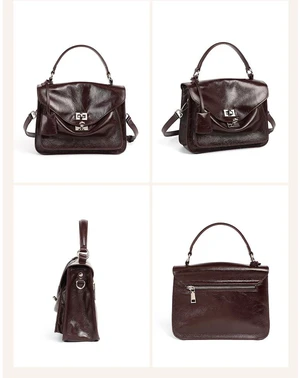 Genuine Leather Women Shoulder Handbag Tote Hobo Purses Handbag Brown Genuine Leather Women Shoulder Handbag Tote Hobo Purses Handbag Brown