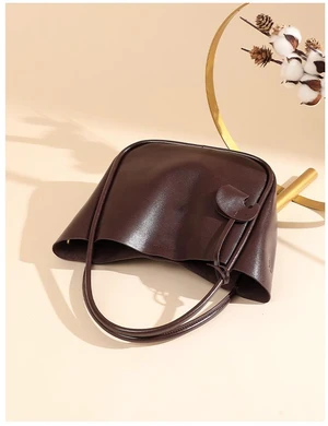 Women Tote Bag Retro Genuine Leather Crossbody Bag Brown Women Tote Bag Retro Genuine Leather Crossbody Bag Brown