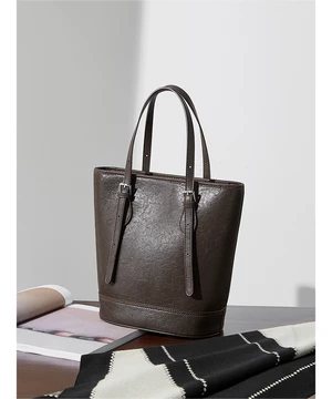 Genuine Leather Women Handbags Tote Purse Shoulder Bag Brown Genuine Leather Women Handbags Tote Purse Shoulder Bag Brown