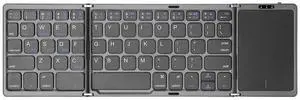 New Portable Ultra-Slim Wireless Mini Tri-Fold Bluetooth Keyboard with Touchpad For Phones, Ipad, and Office Grey New Portable Ultra-Slim Wireless Mini Tri-Fold Bluetooth Keyboard with Touchpad For Phones, Ipad, and Office Grey