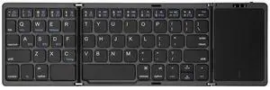 New Portable Ultra-Slim Wireless Mini Tri-Fold Bluetooth Keyboard with Touchpad For Phones, Ipad, and Office Black New Portable Ultra-Slim Wireless Mini Tri-Fold Bluetooth Keyboard with Touchpad For Phones, Ipad, and Office Black