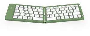 Wireless Foldable Bluetooth Keyboard Mini Portable Keyboard for Laptops, Smartphones, and Office Green Wireless Foldable Bluetooth Keyboard Mini Portable Keyboard for Laptops, Smartphones, and Office Green