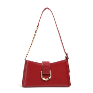 Genuine Leather Women Tote Bag Shoulder Bag Red Genuine Leather Women Tote Bag Shoulder Bag Red