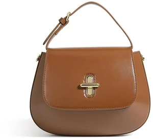 Genuine Leather Women Shoulder Bag Vintage Crossbody Purse Handbag Brown Genuine Leather Women Shoulder Bag Vintage Crossbody Purse Handbag Brown