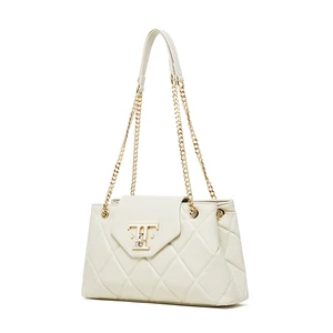 Genuine Leather Women Shoulder Bag White Genuine Leather Women Shoulder Bag White