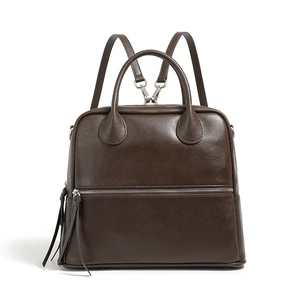 Genuine Leather Women Shoulder Handbag Tote Hobo Handbag Brown Genuine Leather Women Shoulder Handbag Tote Hobo Handbag Brown