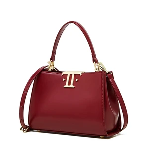 Genuine Leather Women Shoulder Purses and Handbags Red Genuine Leather Women Shoulder Purses and Handbags Red