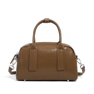 Women Genuine Leather Purses and Handbag Brown Women Genuine Leather Purses and Handbag Brown