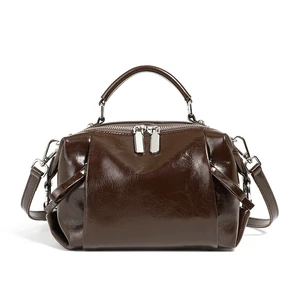 Genuine Leather Women Purses and Handbags Shoulder Tote Bags Brown Genuine Leather Women Purses and Handbags Shoulder Tote Bags Brown