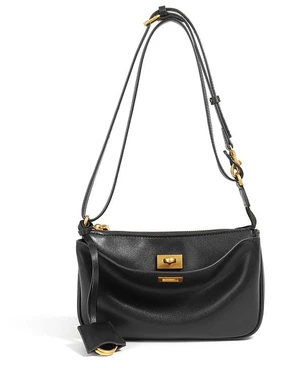 Genuine Leather Women Shoulder Bag Vintage Crossbody Purse Handbag Black Genuine Leather Women Shoulder Bag Vintage Crossbody Purse Handbag Black