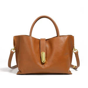 Genuine Leather Women Crossbody Bags Women's Tote Shoulder Bag Brown Genuine Leather Women Crossbody Bags Women's Tote Shoulder Bag Brown