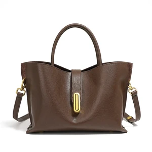 Genuine Leather Women Crossbody Bags Women's Tote Shoulder Bag Brown Genuine Leather Women Crossbody Bags Women's Tote Shoulder Bag Brown