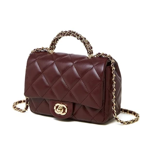 Genuine Leather Women Satchel Bags Handle Shoulder Handbags Red Genuine Leather Women Satchel Bags Handle Shoulder Handbags Red
