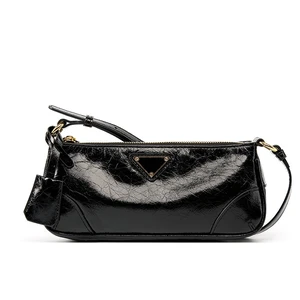 Genuine Leather Women Trendy Cresent Shoulder Bag Hobo Handbags Black Genuine Leather Women Trendy Cresent Shoulder Bag Hobo Handbags Black