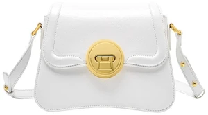 Genuine Leather Women Fashion Handbags Tote Bag Shoulder Bag White Genuine Leather Women Fashion Handbags Tote Bag Shoulder Bag White
